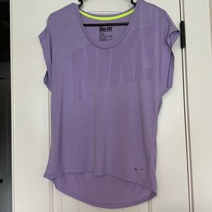 NWOT - Nike Athletic t-shirt, lavender, Loose Fit